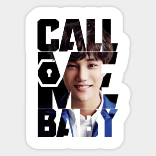 EXO Kai Call Me Baby Typography Sticker